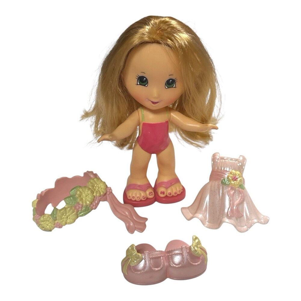 Fisher Price Snap N Style Keri Blonde Doll Beach Swimsuit /Dress Accessories Lot